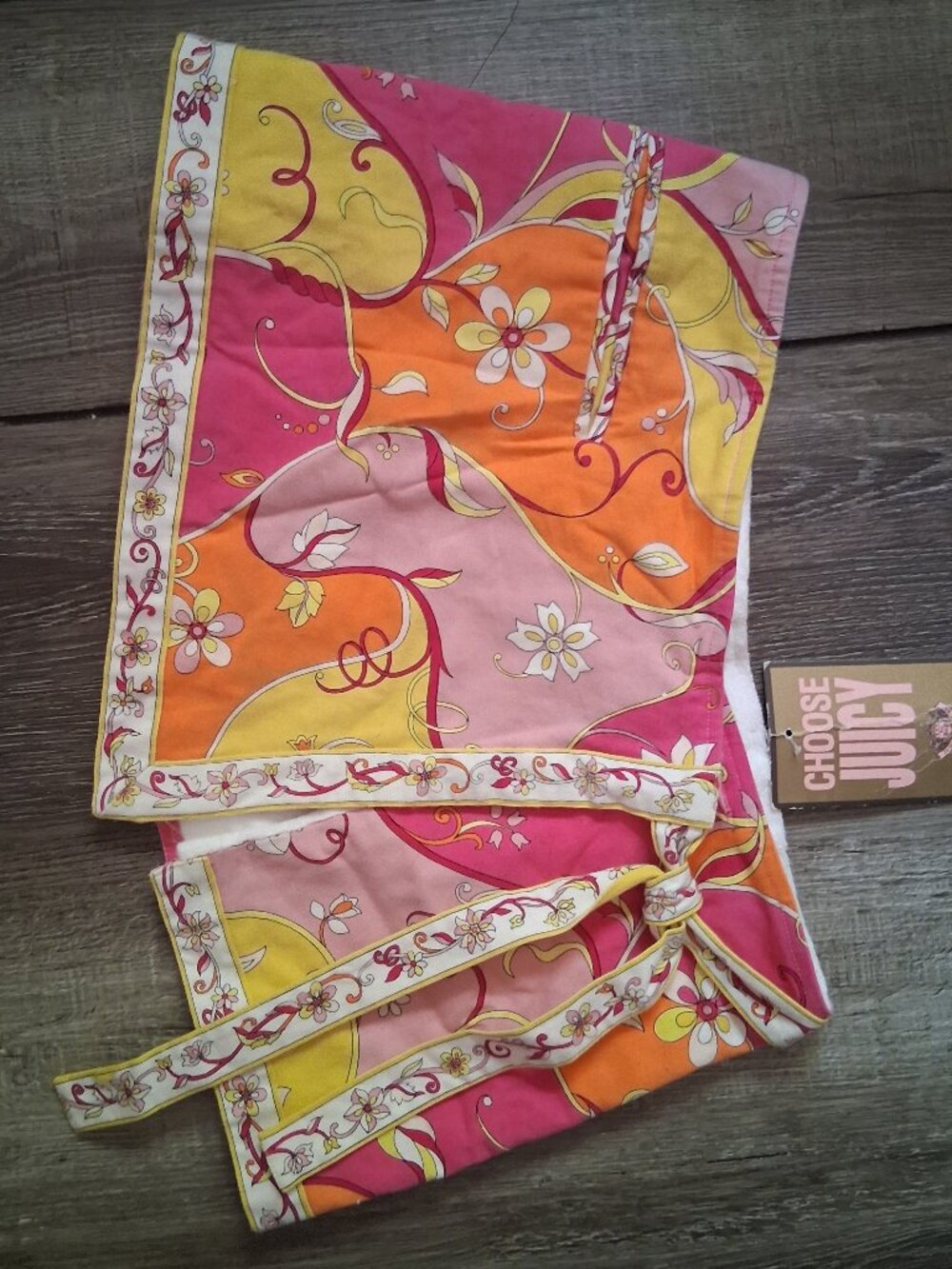 New Juicy Couture Small Terry Cover Up Skirt Vintage Y2K - Picture 2 of 7